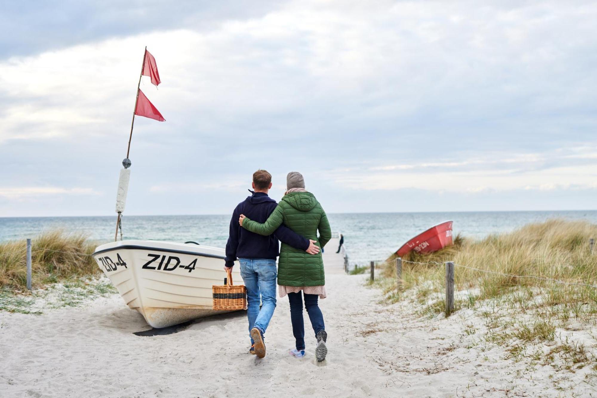 Strandhotel Zingst Eksteriør bilde The beach at the Baltic Sea